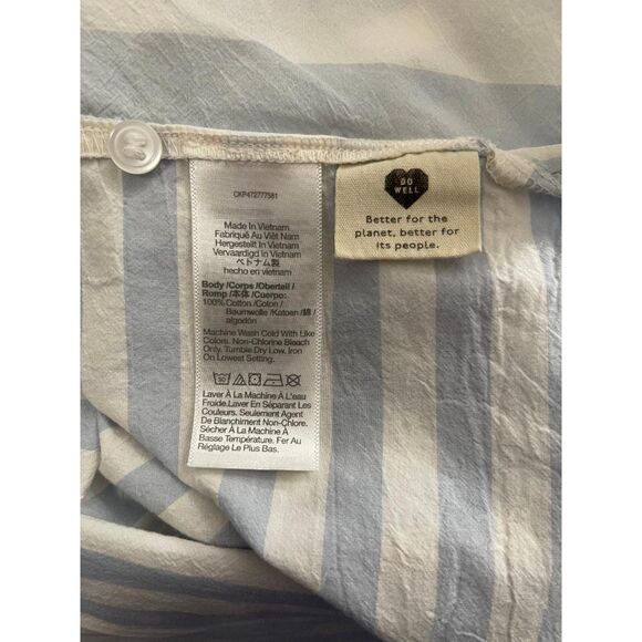 MADEWELL Y-Neck Button up Shirt, Size XL - Picture 7 of 8